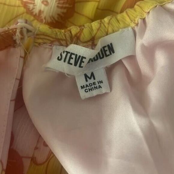 NWOT Steve Madden Cadi Floral Mini Dress - Sz Med - Picture 9 of 9